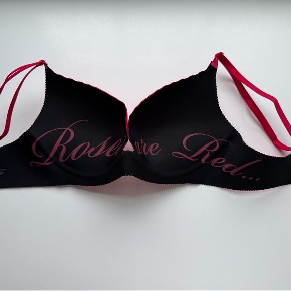 Victoria’s Secret 34C Seamless Dream Angels Secret Embrace Push-Up Bra Red - Picture 4 of 6